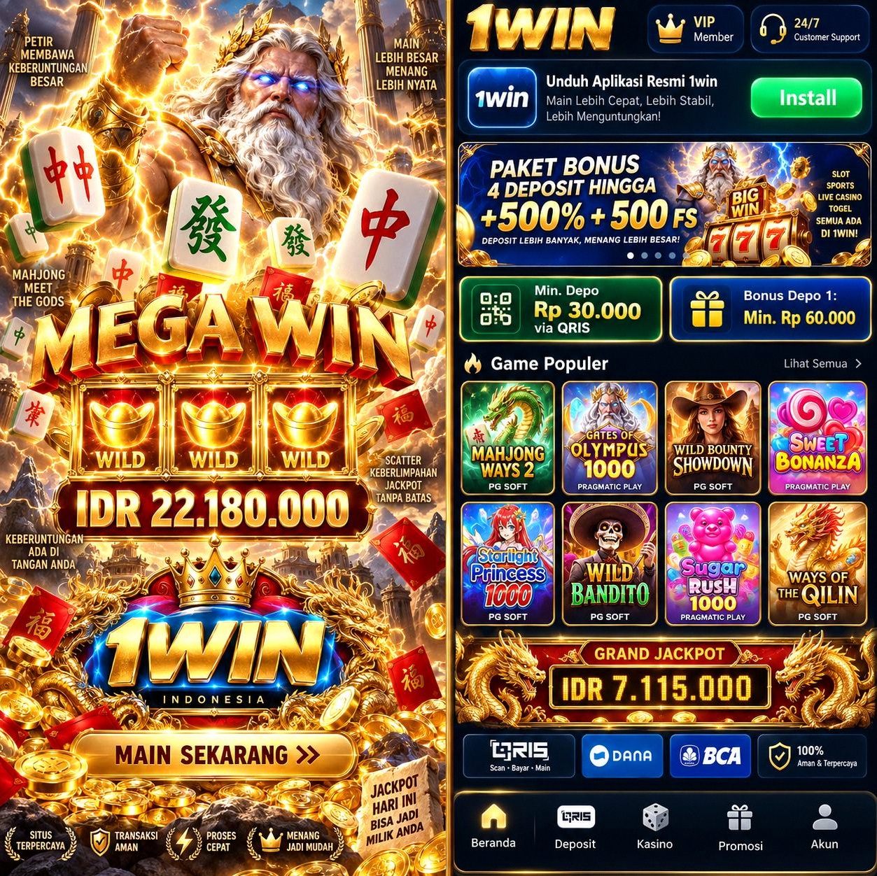 1WIN - Login Akun 1win Terbaru